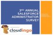 3rd Annual Salesforce Administrator Survey Results - conducted by Cloudingo