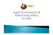 Legal environment & advertising ethics