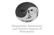 Humanist and Existential Psychology