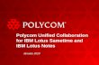 Polycom Unified Collaboration for IBM Lotus Sametime and IBM ...