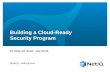 Building A Cloud-Ready Security Program