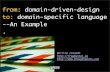 From Domain-Driven Design to Domain-Specific Languages: an example