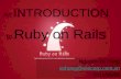 An introduction-to-ruby-on-rails