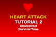 CARDIOLOGY - HEART ATTACK TUTORIAL 2 – CHOLESTEROL. HEART ATTACK SURVIVAL TIME