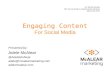 Engaging Content for Social Media 2012 - Dentists
