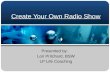 Create your own radio show webinar