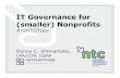 IT Governance for (smaller) Nonprofits