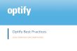 Optify Best Practices - Lead Generation Campaigns