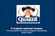 Quaker Living Proof Weekend Recipes