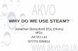 Akvo   why do we use steam