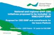 National and Regional GWP Central and Eastern Europe Initiatives Proposed to be Included in WMO/GWP Integrated Drought Management Programme by Janusz Kindler, GWP Poland