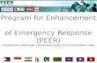 About PEER: Program for Enhancement of Emergency Response