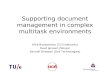 Supporting document management in complex multitask environments