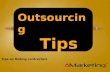 Outsourcing tips