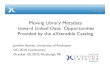 Moving Library Metadata Toward Linked Data:  Opportunities Provided by the eXtensible Catalog