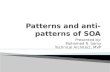 Patterns&Antipatternsof SOA