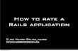how to rate a Rails application