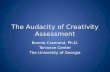 Audacity of creativity assessment