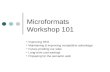Microformats 101 Workshop