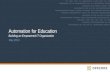 Opscode Webinar: Automation for Education May 08-2013