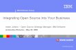 "Integrating Open Source into Your Business" by Adam Jollans @ eLiberatica 2008