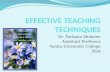 Effective teaching techniques dfs