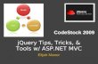 Useful jQuery tips, tricks, and plugins with ASP.NET MVC