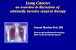 Lung Cancer: An Overview & Discussion of Minimally Invasive Surgical Therapy