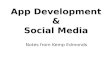 iPhone App Development & Social Media
