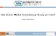 Has Social Media Fundraising Finally Arrived?
