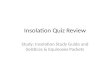 Insolation quiz review