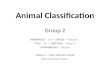 Animal Classification Group 2