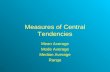 4.4central Tendencies