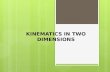 Lecture 05 Kinematics in Two Dimensions