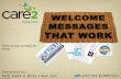 Welcome Messages That Work