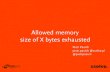 PHPConPl 2013 - Allowed memory size of X bytes exhausted