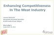 Melhorando a competitividade na indústria da carne