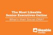 The Most Likeable Senior Executives Online