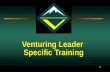 Venturing Leaders Specific Training