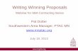 Webinar writing winning proposals-p dotter 7-18-13