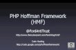 PHP Hoffman Framework(HMF) at Barcamp Bangkok 2