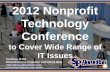 2012 Nonprofit Technology Conference to Cover Wide Range of IT Issues (Slides)