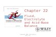Lecture 12 fluid, electrolyte and acid base balance