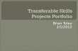 Project Portfolio - Transferable Skills