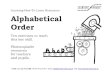Alphabetical Order Book