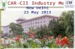 ICAR PPP - ICAR CII MEETING 23 MAY 2011