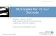 Strategies for Career Success
