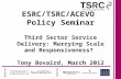 Prof. tony bovaird   third sector service delivery - tsrc esrc policy seminar