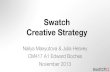 Swatch Creative Strategy