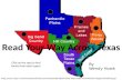 Texas authors by regions